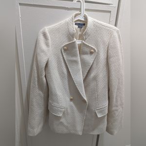 Vince cream blazer jacket coat size 4